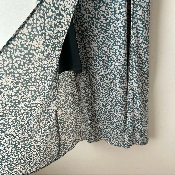 5 FOR $25 | Sienna Sky Modest Maxi Midi Short Sleeve Wrap Dress Ditsy Floral - Picture 5 of 8